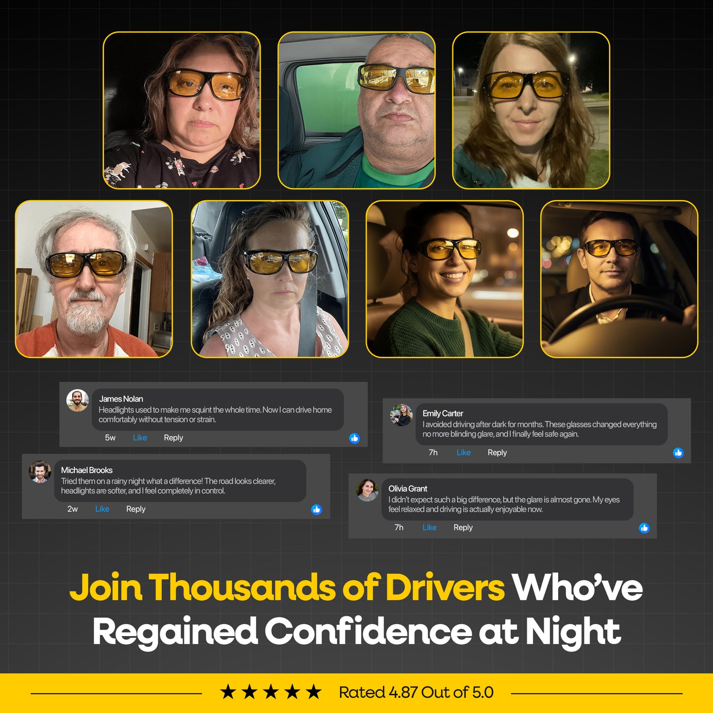 GlareShield™ Night Glasses