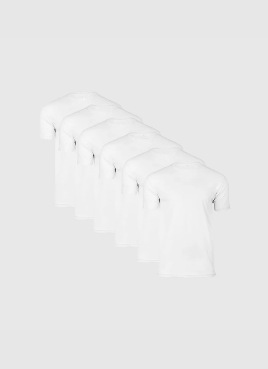 Staple Fit T-Shirt- White 6 Pack