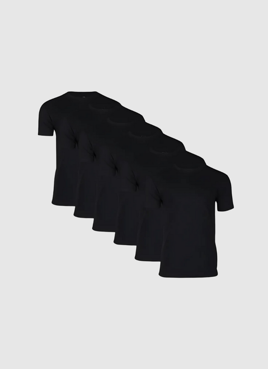 Staple Fit T-Shirt- Black 6 Pack
