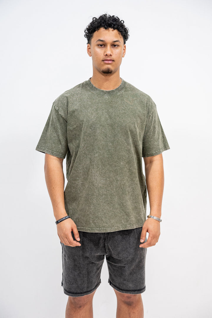 230GSM Vintage Loose-Fit Washed Tee.