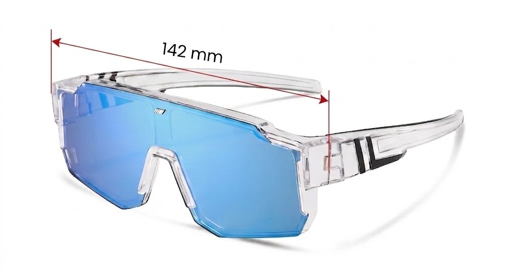 SAINT Sporting Fit-Overs shown over a pair of prescription glasses
