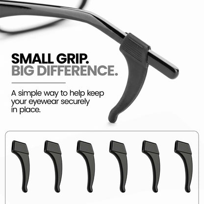 Anti-Slip Glasses Ear Hook Grip (3 pack)