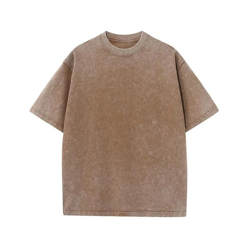 230GSM Vintage Loose-Fit Washed Tee..