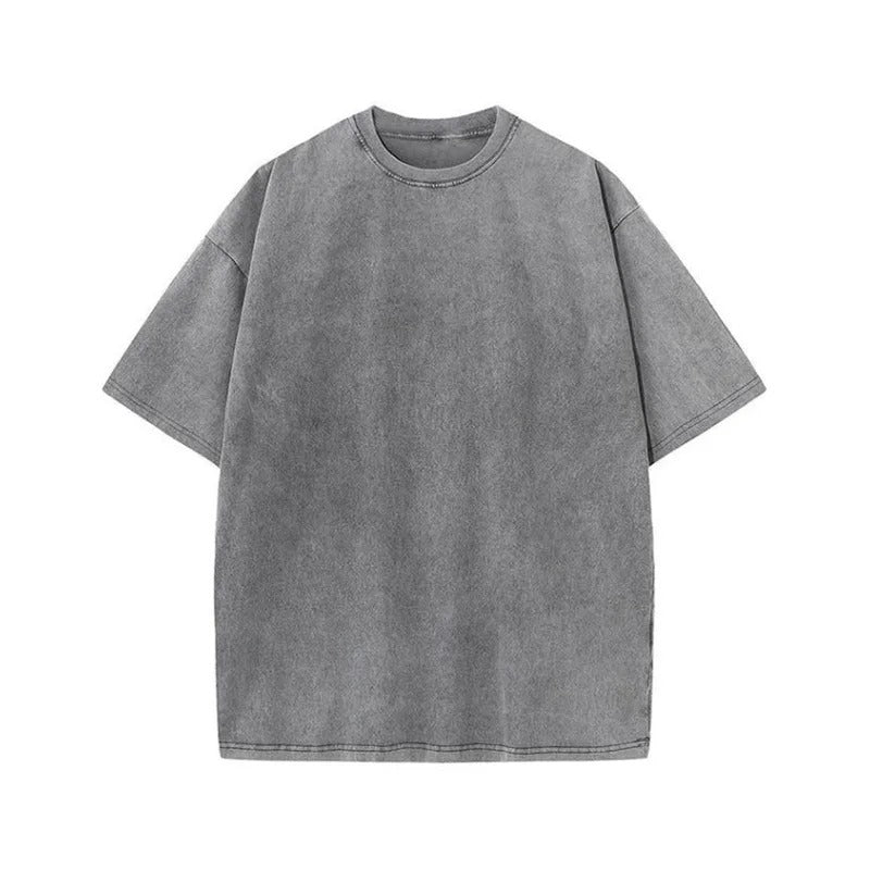 230GSM Vintage Loose-Fit Washed Tee..