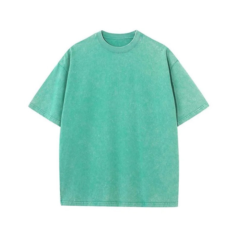230GSM Vintage Loose-Fit Washed Tee..