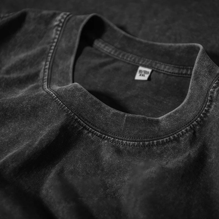 230GSM Vintage Loose-Fit Washed Tee..