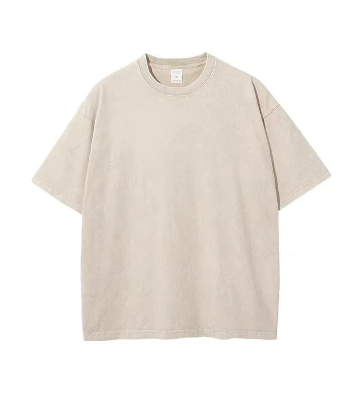 230GSM Vintage Loose-Fit Washed Tee..