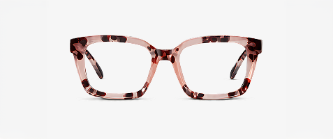 SAINT Pink Tortoiseshell reading glasses